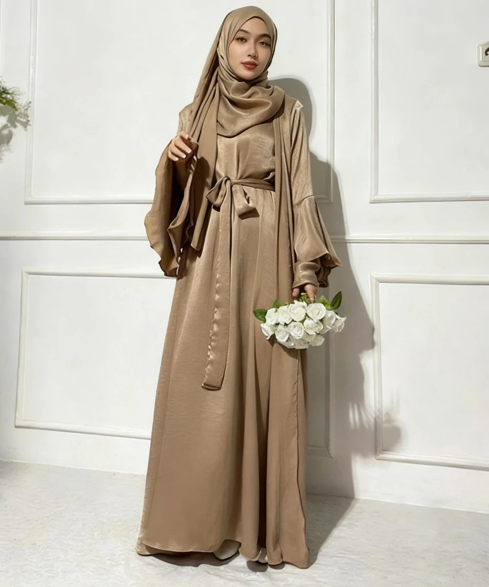 Satin Arab Abaya
