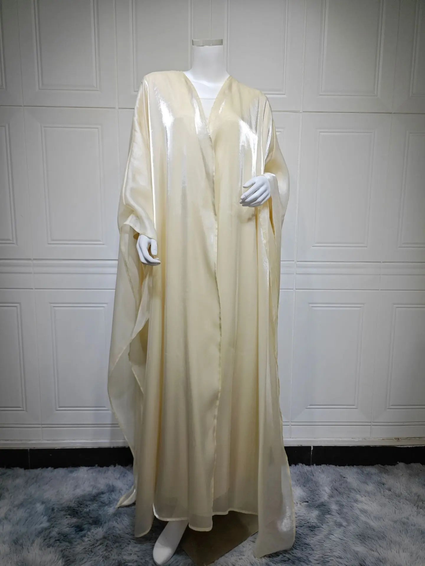 Metallic Mist Abaya