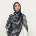 Marbled Watercolor Print Hijab