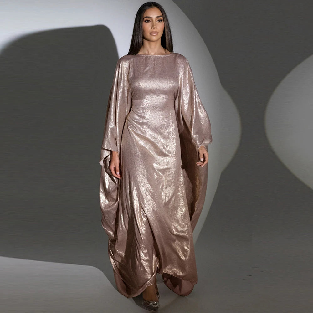 Batwing Shimmer Abaya