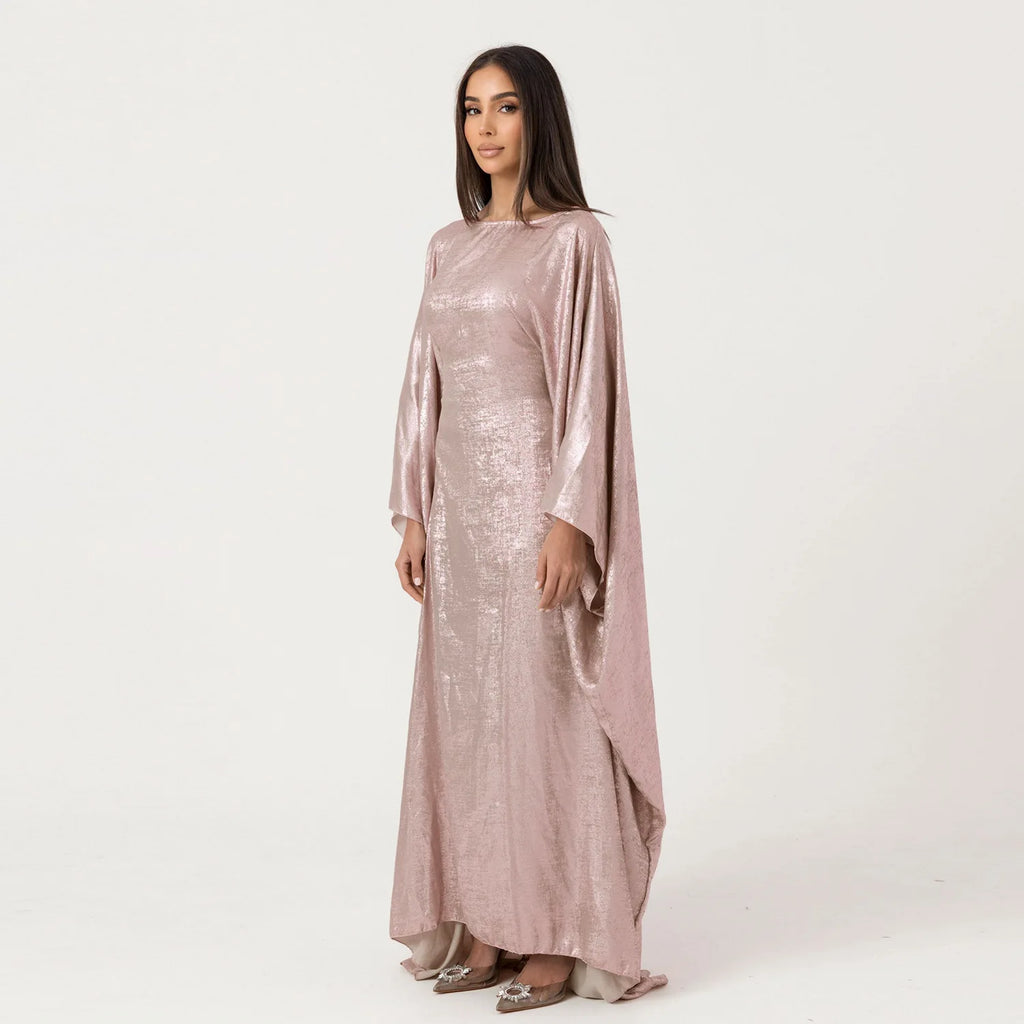 Batwing Shimmer Abaya