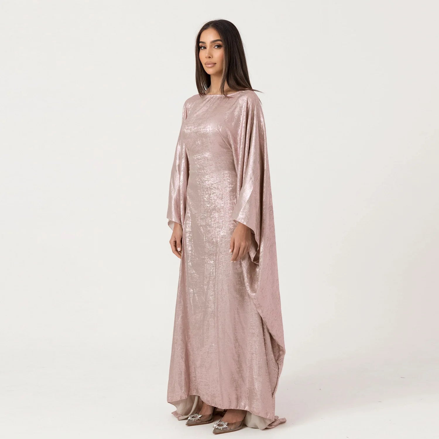 Batwing Shimmer Abaya