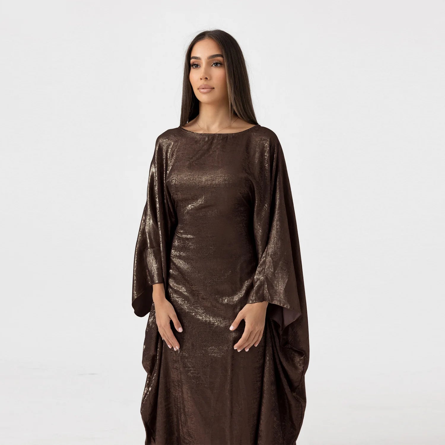 Batwing Shimmer Abaya