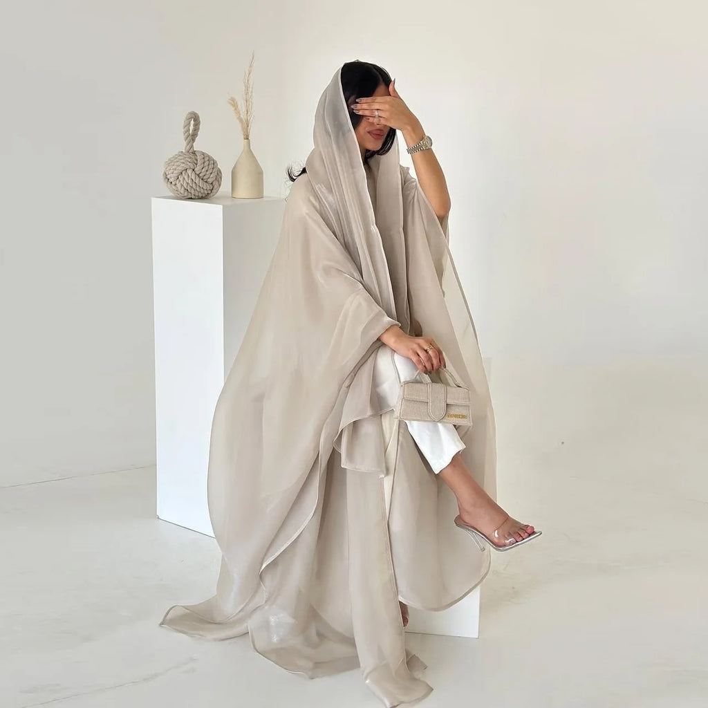 Metallic Mist Abaya